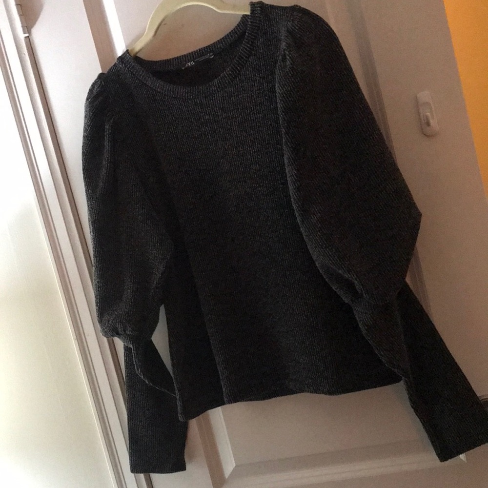 Zara Puff Sleeve Top Size M